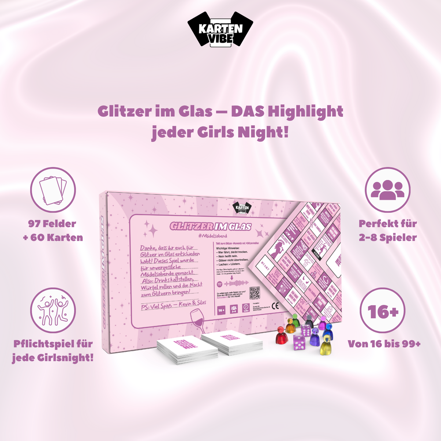 Glitzer im Glas