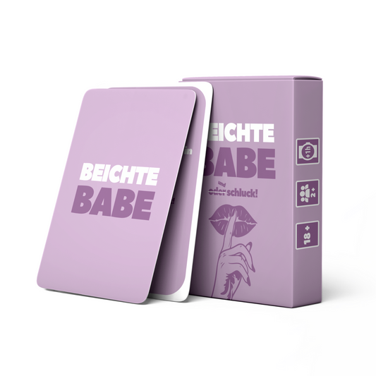 Beichte Babe! – das ultimative Beichtspiel & Trinkspiel für Frauen und Freundinnen bei Mädelsabenden, Sleepovers oder Girlsnights