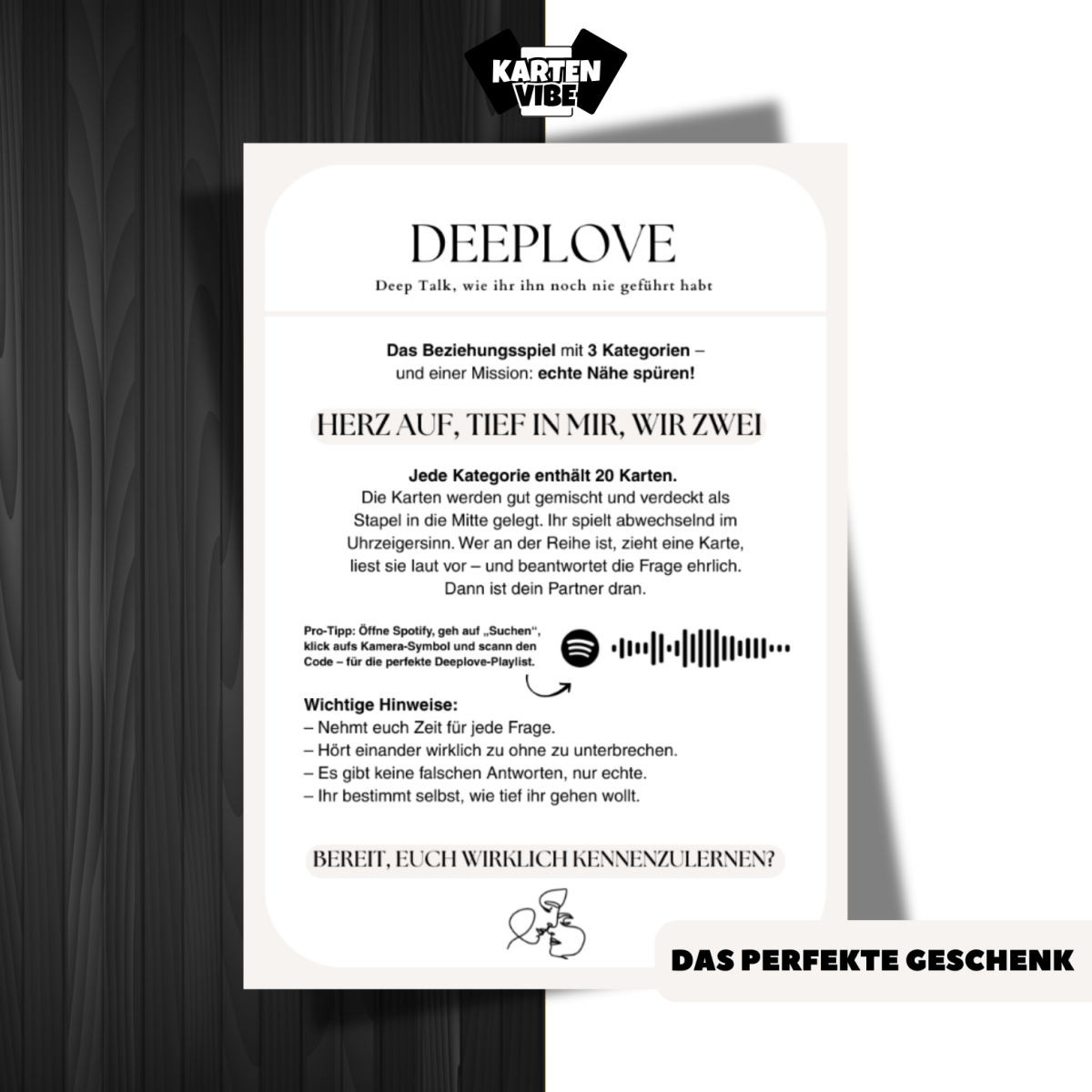 Deeplove - Kartenvibe