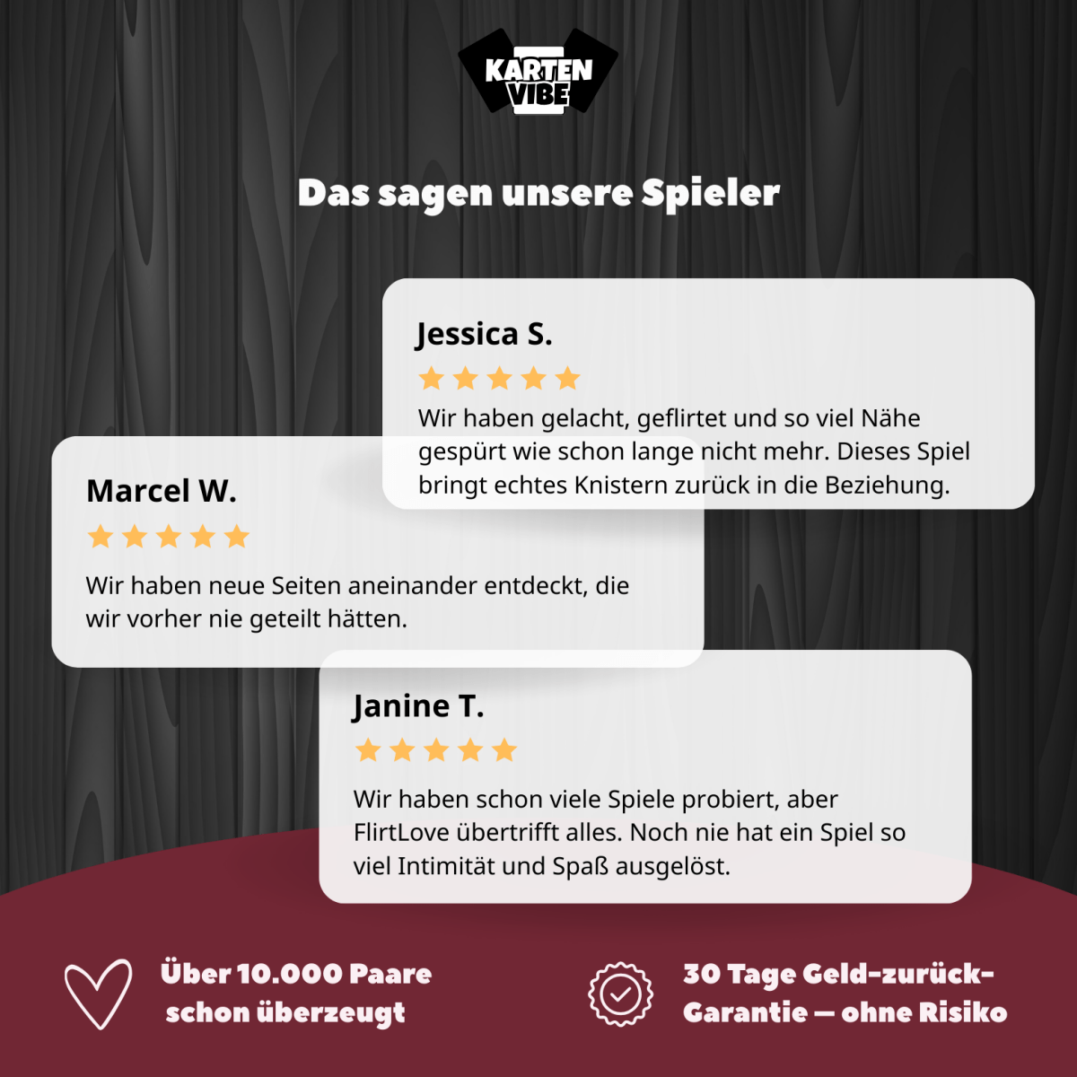 Flirtlove - Kartenvibe