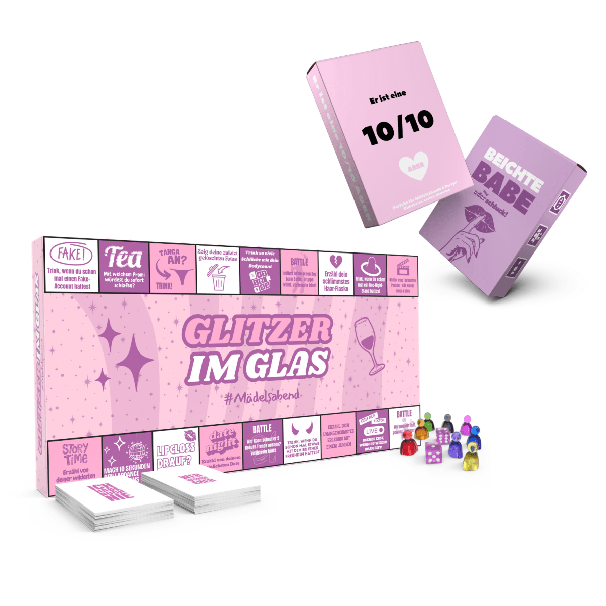 Glitzer im Glas + Girlsnight - Bundle - Kartenvibe