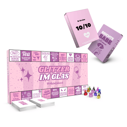 Glitzer im Glas + Girlsnight - Bundle - Kartenvibe