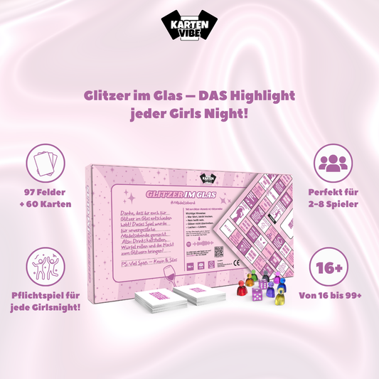 Glitzer im Glas