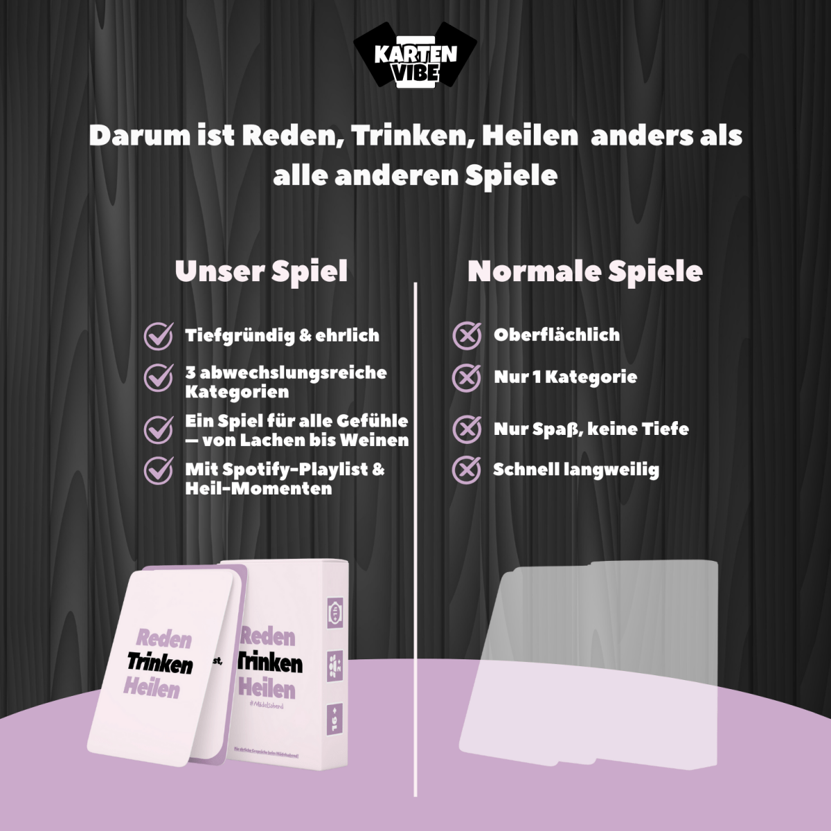 Reden, Trinken, Heilen - Kartenvibe