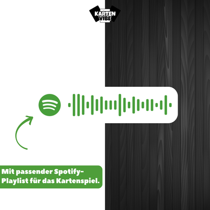 Das WeedTalk Kartenspiel mit passender Spotify-Playlist – chillige Beats und Deep Talk perfekt kombiniert